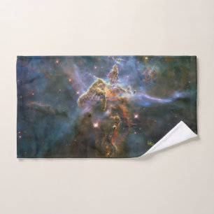 Mystic Mountain in Carina Nebula Hubble Space Hand Towel