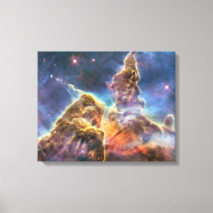 Mystic Mountain in the Carina Nebula Canvas Print