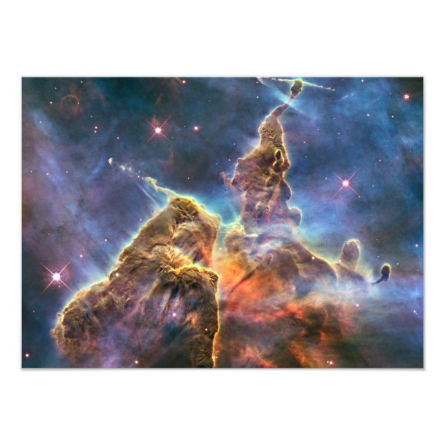 Mystic Mountain in the Carina Nebula Photo Print (Front)