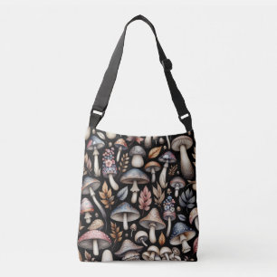 Mystic Mushrooms Crossbody Bag