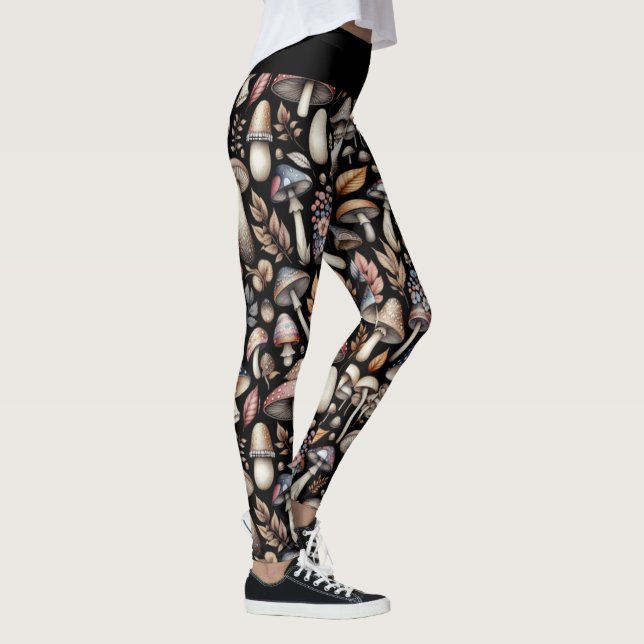 Mystic Mushrooms  Leggings (Right)