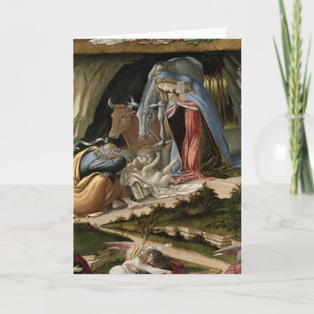 Mystic Nativity, 1500 Holiday Card (Front)