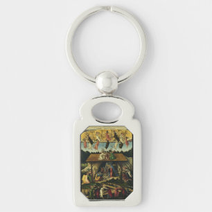 Mystic Nativity by Sandro Botticelli  Keychain