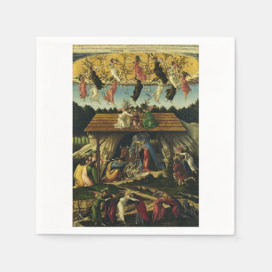 Mystic Nativity by Sandro Botticelli  Napkin