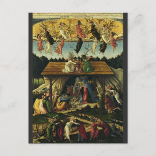Mystic Nativity by Sandro Botticelli  Postcard