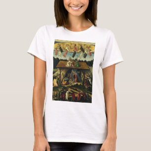 Mystic Nativity by Sandro Botticelli T-Shirt