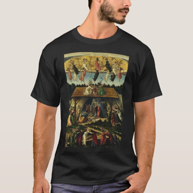 Mystic Nativity by Sandro Botticelli  T-Shirt (Front)