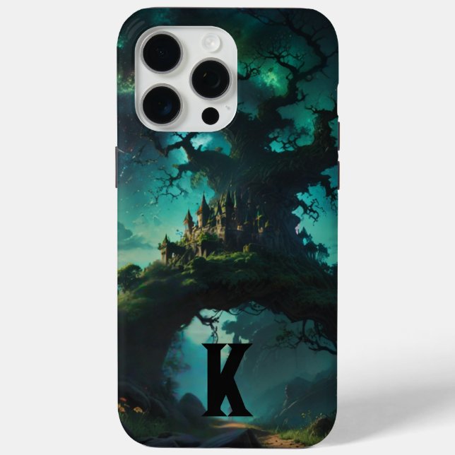 Mystic Nature Personalize Monogram Case-Mate iPhone Case (Back)