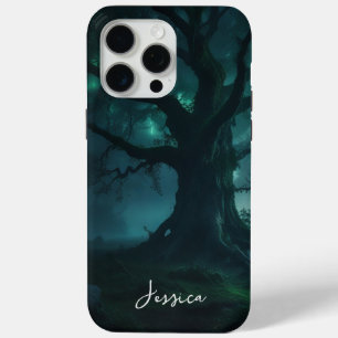 Mystic Nature Personalize Name iPhone 15 Pro Max Case