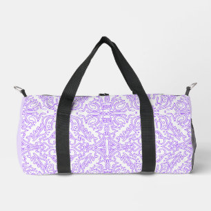 Mystic Nebula Lilac Duffle Bag