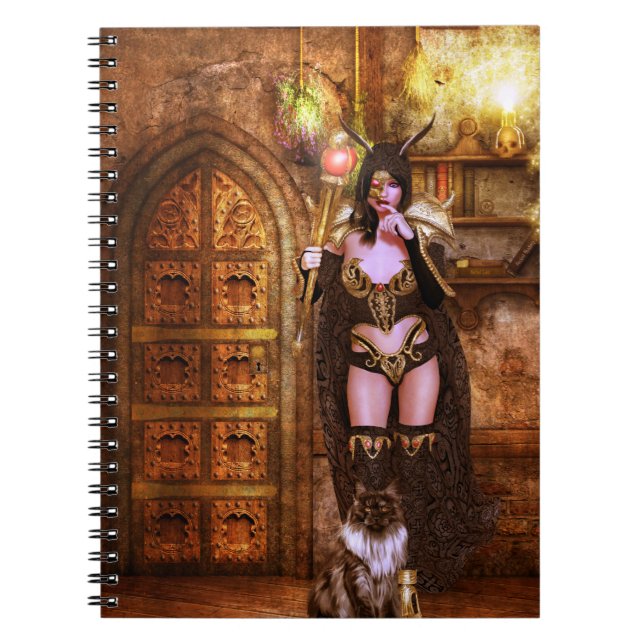 Mystic of the Velvet Shadows Notebook (Front)