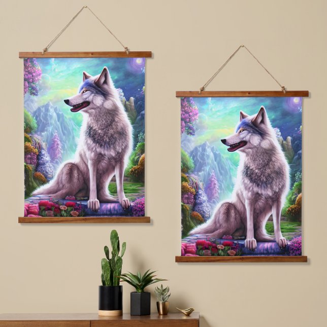 Mystic of the Wild Hanging Tapestry (Asymmetrical)