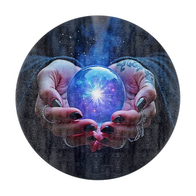 Mystic Orb of Destiny Cutting Board (Front)