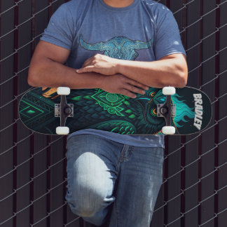 "Mystic Owl" Personalized Skateboard Deck with Cus