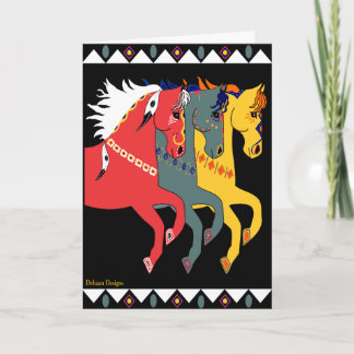 Mystic Ponies All Occassion Greeting Card