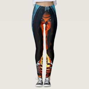 Mystic Psychic Fortune Teller Design Leggings
