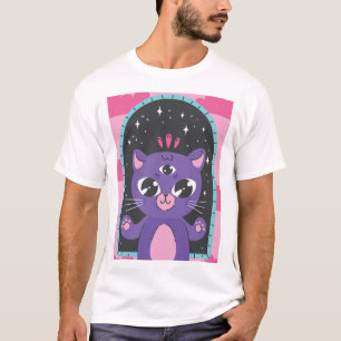 Mystic Purple Cat. T-Shirt