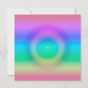 Mystic Rainbow Eye Ombre Card