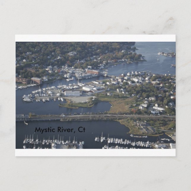Mystic River, Ct Postcard (Front)