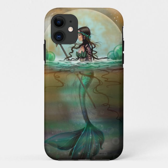 Mystic Sea Mermaid Fantasy Art by Molly Harrison Case-Mate iPhone Case (Back)