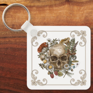 Mystic Skull Vintage Keychain