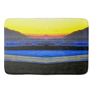 Mystic Sunset Double Vision Bath Mat