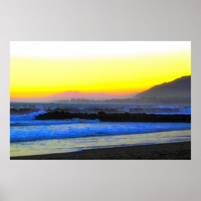 Mystic Sunset Poster (Front)
