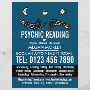 Mystic Symbols, Psychic Reading Advertising Flyer