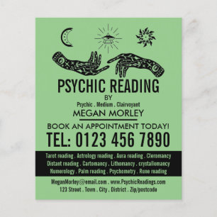 Mystic Symbols, Psychic Reading Advertising Flyer
