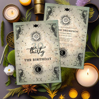 Mystic Tarot Fortune Peacock 30th Birthday Party