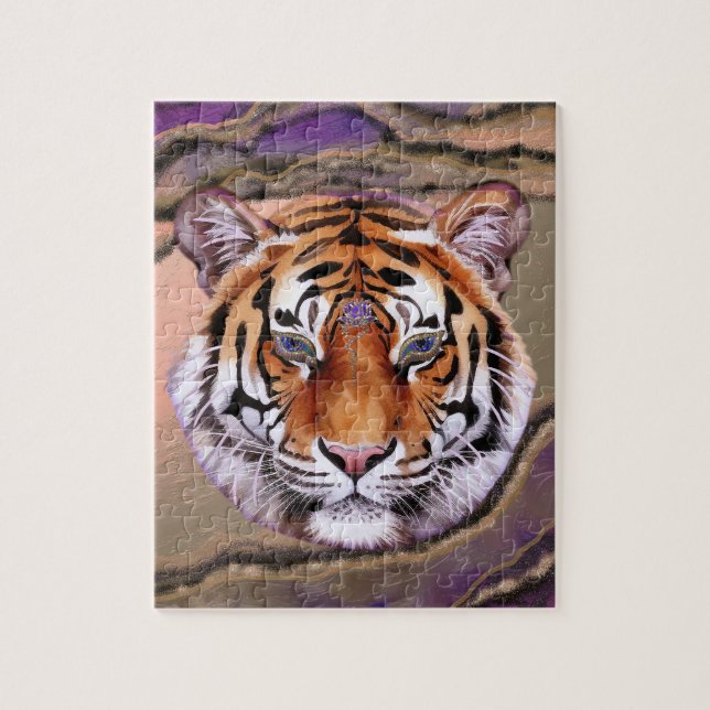 Mystic Tiger 2 Jigsaw Puzzle (Vertical)