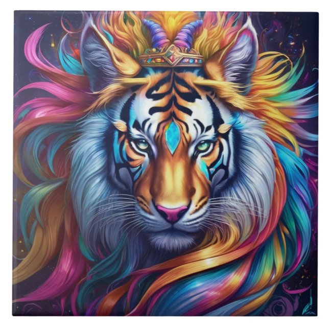 Mystic Tiger Tile (Front)