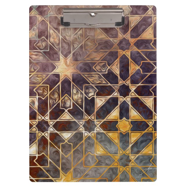 Mystic Tiles I Clipboard (Front)