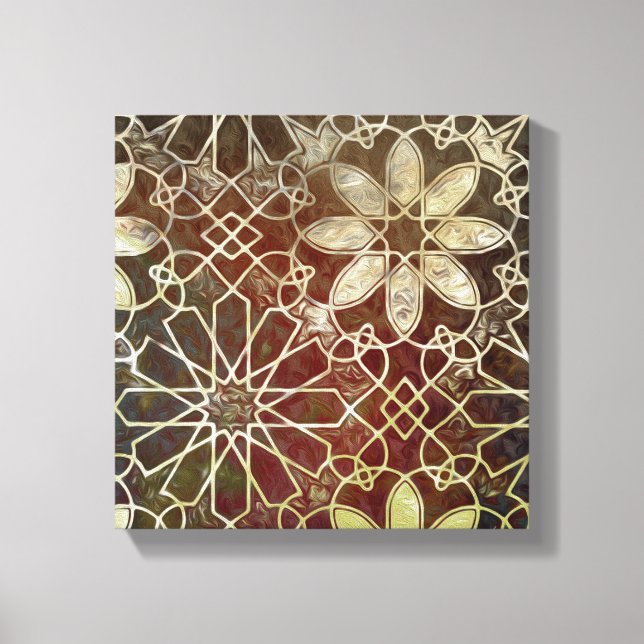 Mystic Tiles II Canvas Print (Front)