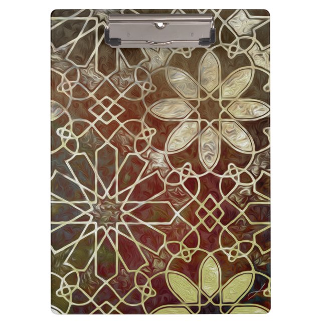 Mystic Tiles II Clipboard (Front)