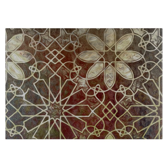 Mystic Tiles II Cutting Board (Front)