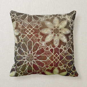 Mystic Tiles II Throw Pillow