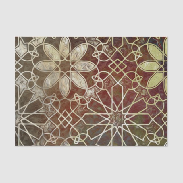 Mystic Tiles II Tissue Paper (Front)