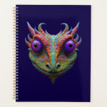 Mystic Toad/Gecko/Frog Planner<br><div class="desc">It sees you. It's always seen you.
This ornate 'Mystic Toad' mask — purple eyes,  gold filigree,  ancient teal — is ceremonial art at its most hypnotic. Beautiful,  unsettling,  impossible to look away from. Something a little different.</div>
