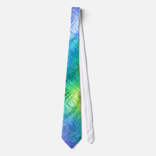 Mystic Topaz Blue Glassy Texture Tie