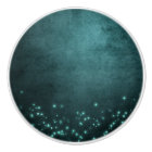 Mystic Twilight Stars | Deep Teal Green Neon Glow