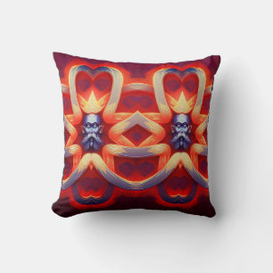 Mystic Twin Kings Throw Pillow