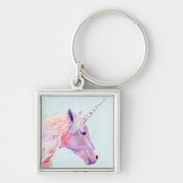 Mystic Unicorn Keychain (Front)