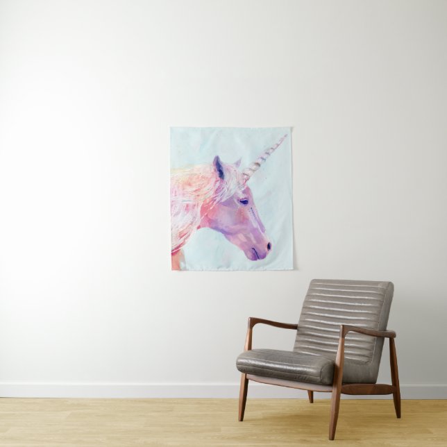 Mystic Unicorn Tapestry (In Situ)