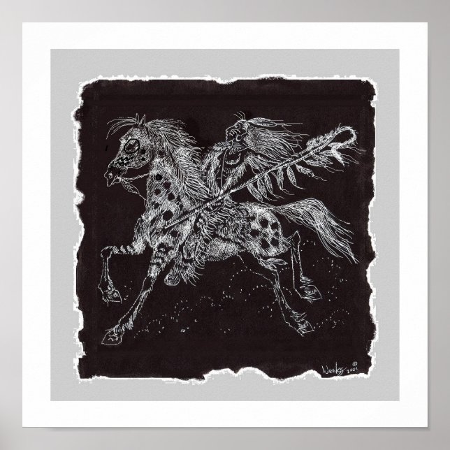 Mystic Warrior Print, Poster Paper (Matte) (Front)