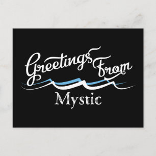 Mystic Water Waves Postcard