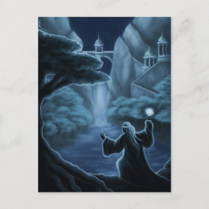 mystic waters fantasy postcard