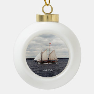 Mystic Whaler ball or snowflake ornament
