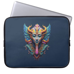 Mystic Winged Deity Laptop Sleeve