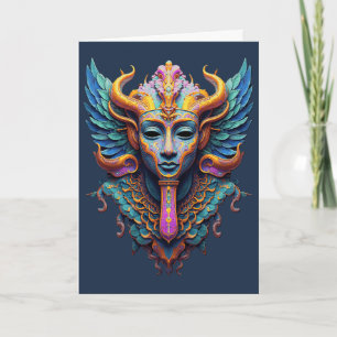 Mystic Winged Deity Thank You Card